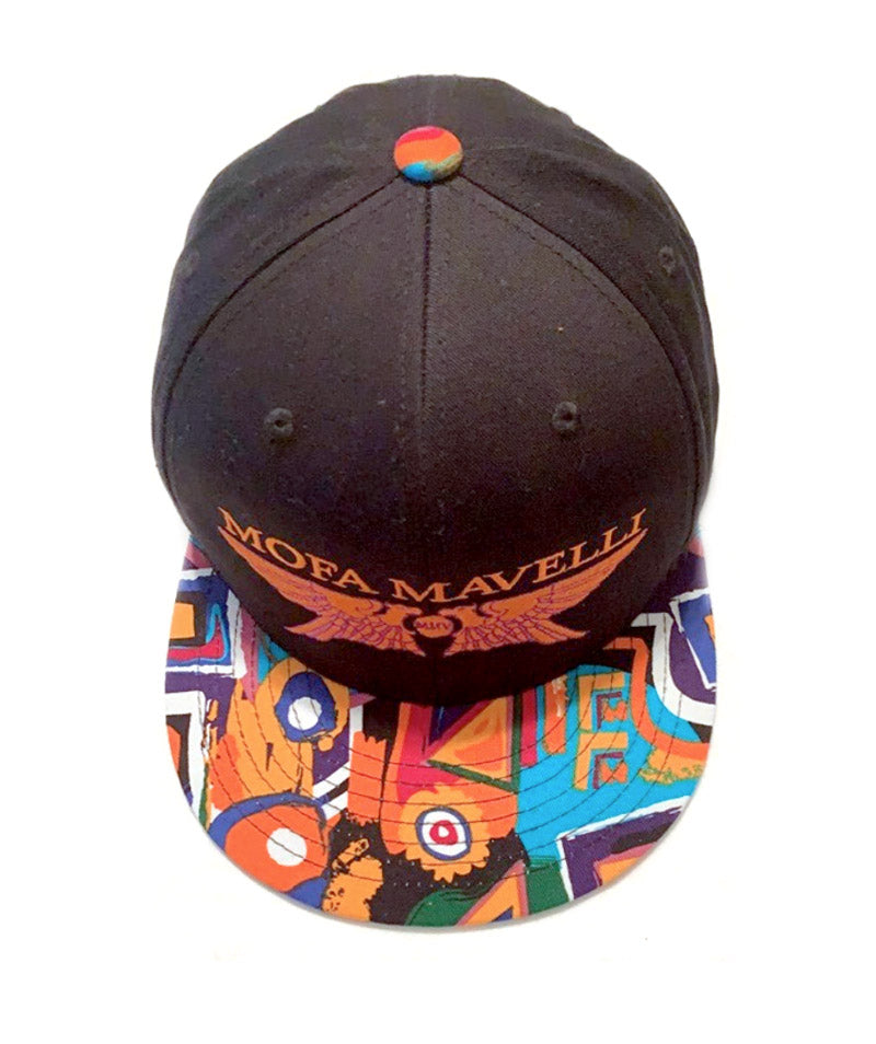 MMV wool snap back color wave -black