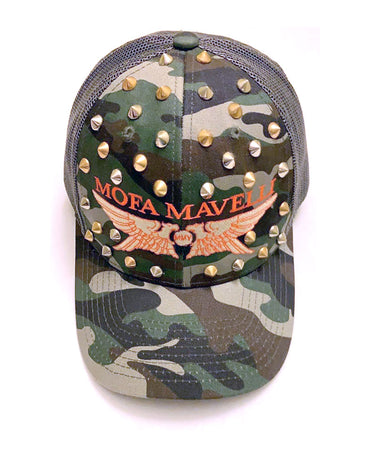 Mofa Mavelli Hat with metal- army - mofa-mavelli