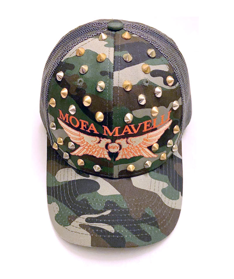 Mofa Mavelli Hat with metal- army - mofa-mavelli