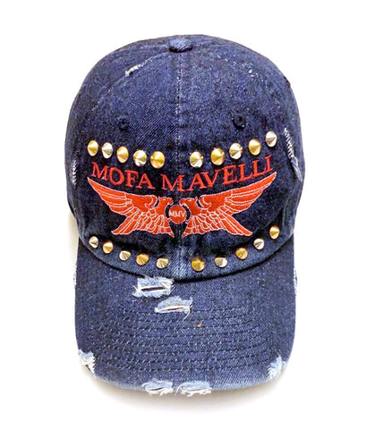 Mofa Mavelli Hat with metal- blue