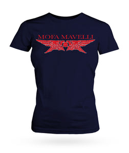 Women Griffin Active Wear - Navy Red Mofa Mavelli - mofa-mavelli